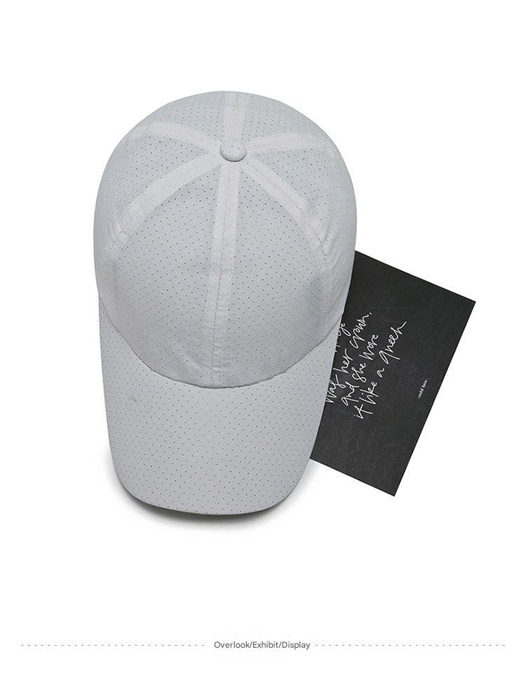 Men's Summer Quick-Dry Baseball Cap in light beige colour