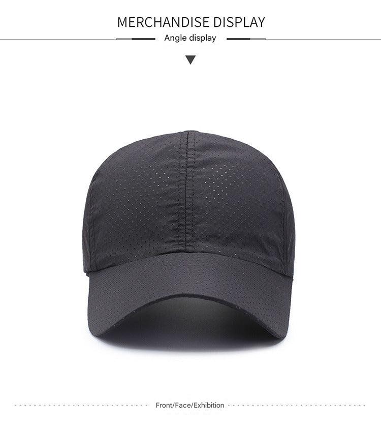 Men's Summer Quick-Dry Baseball Cap in royal blue colour