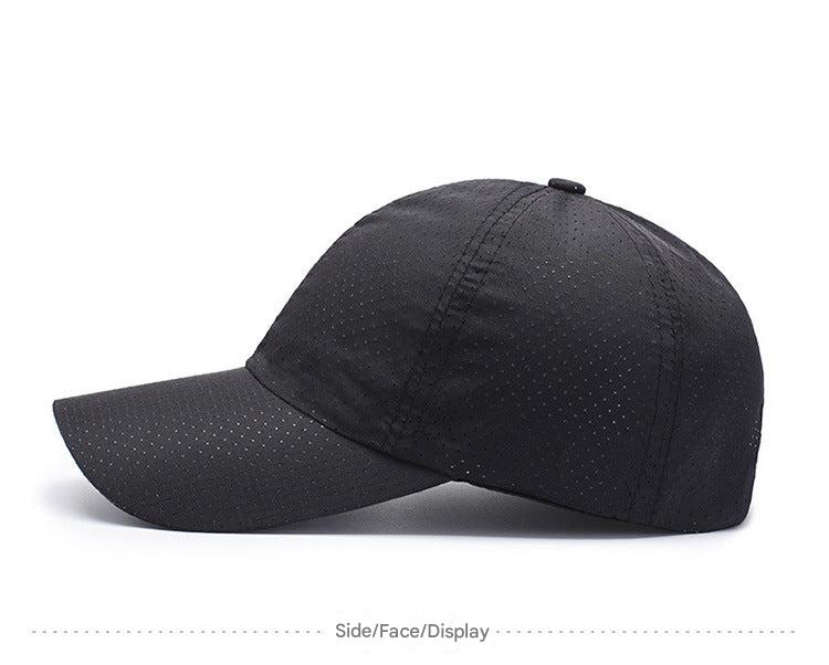 Men's Summer Quick-Dry Baseball Cap displayed outdoors
