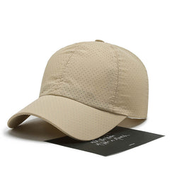 Men's Summer Quick-Dry Baseball Cap displayed outdoors