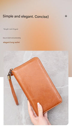 RFID-blocking women's wallet in black colour