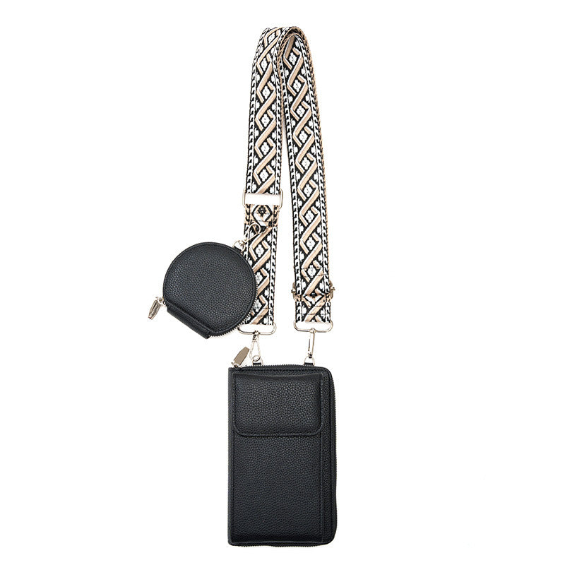 Trendy women's crossbody bag in red