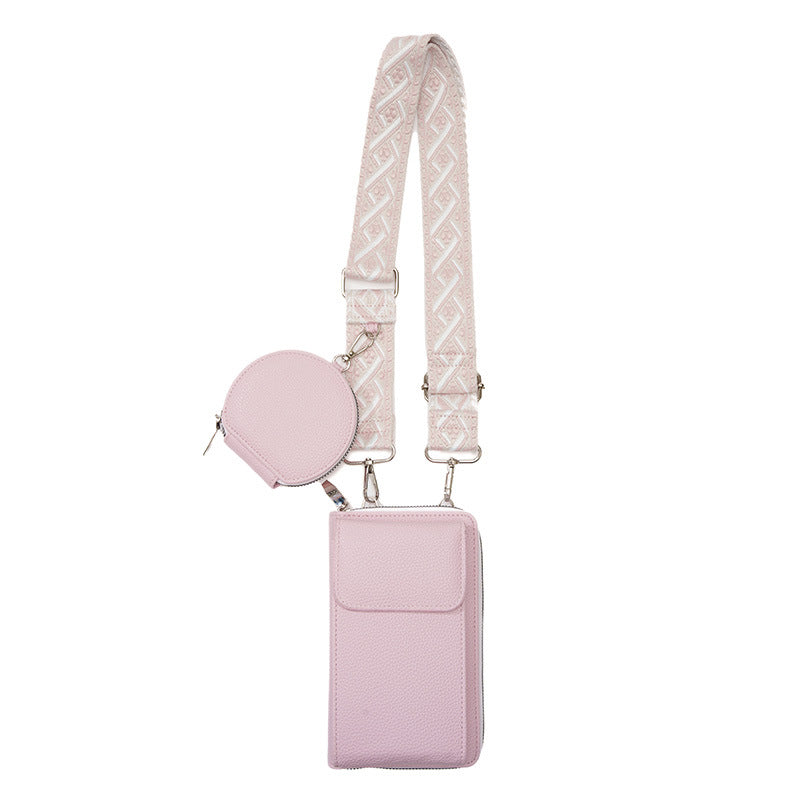 Stylish crossbody bag in purple