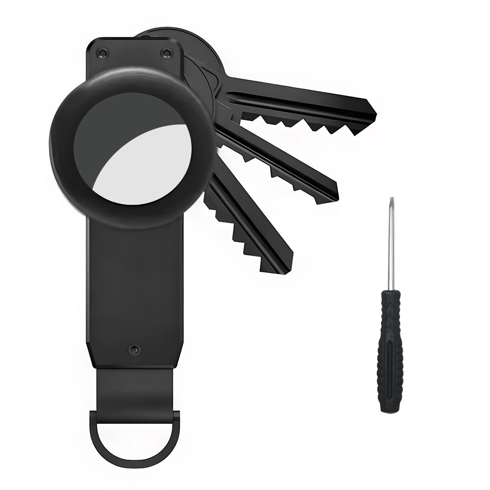 Elegant custom aluminium keychain with logo