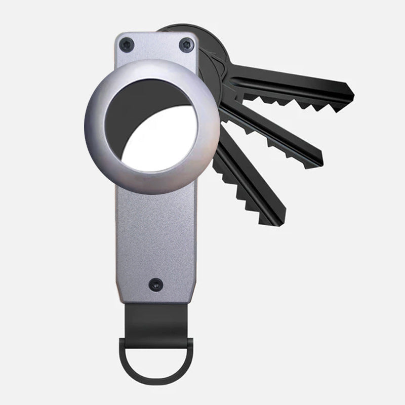 Compact aluminium key holder with keys