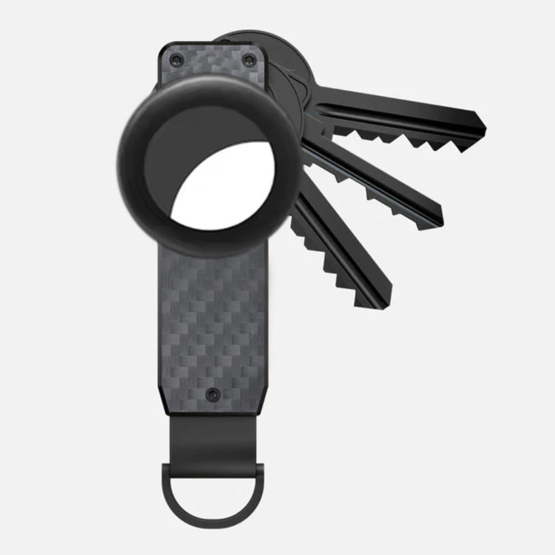 Promotional aluminium key holder with custom branding