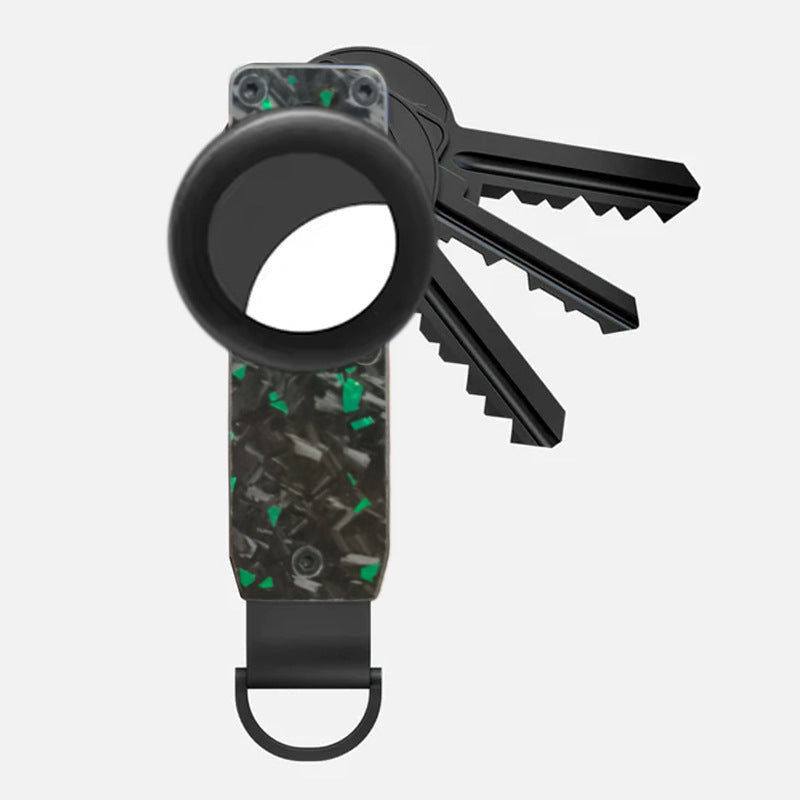 Durable aluminium key holder displayed with logo