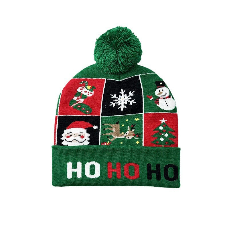 cozy knit beanie for festive occasions