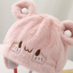 Cutest baby wearing a cozy hat
