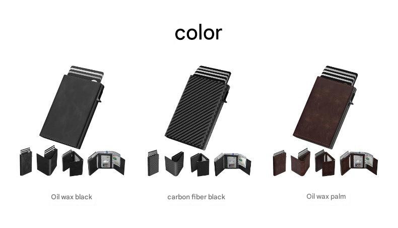 trifold wallet with cards