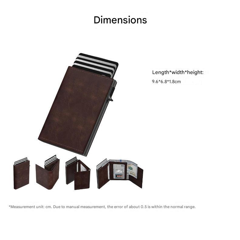 everyday carry wallet on display
