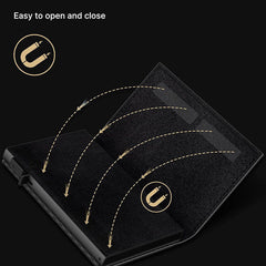 Men's wallet in carbon fiber black