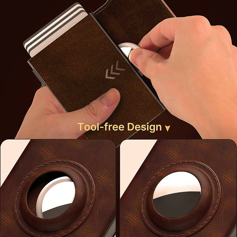 Compact three-fold design of men's wallet