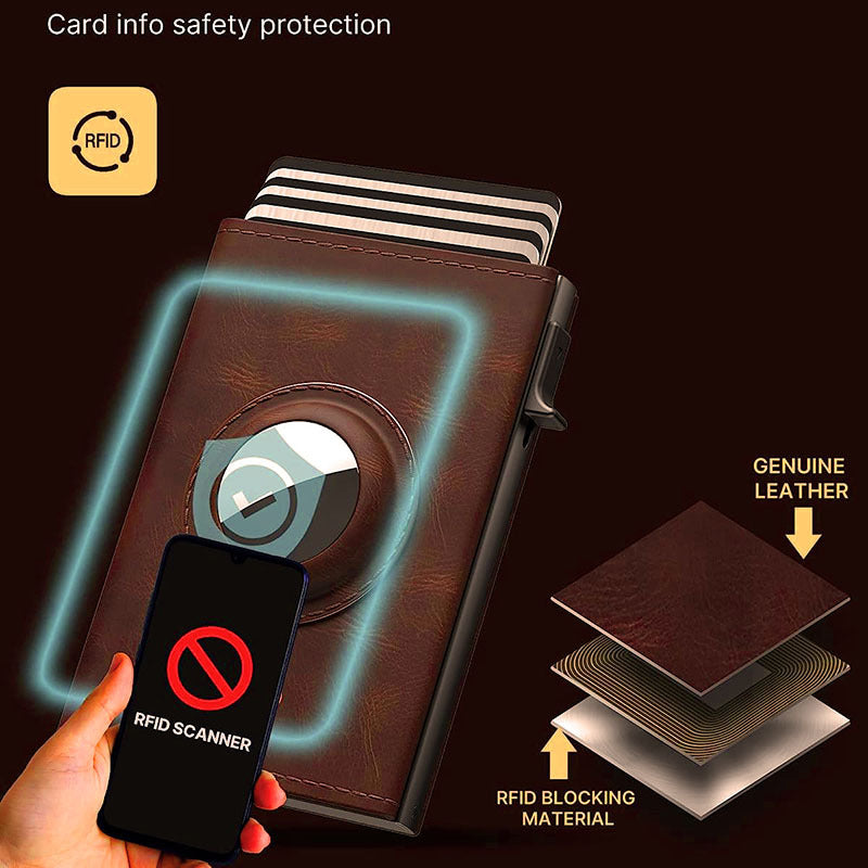 Wallet displayed with various colour options