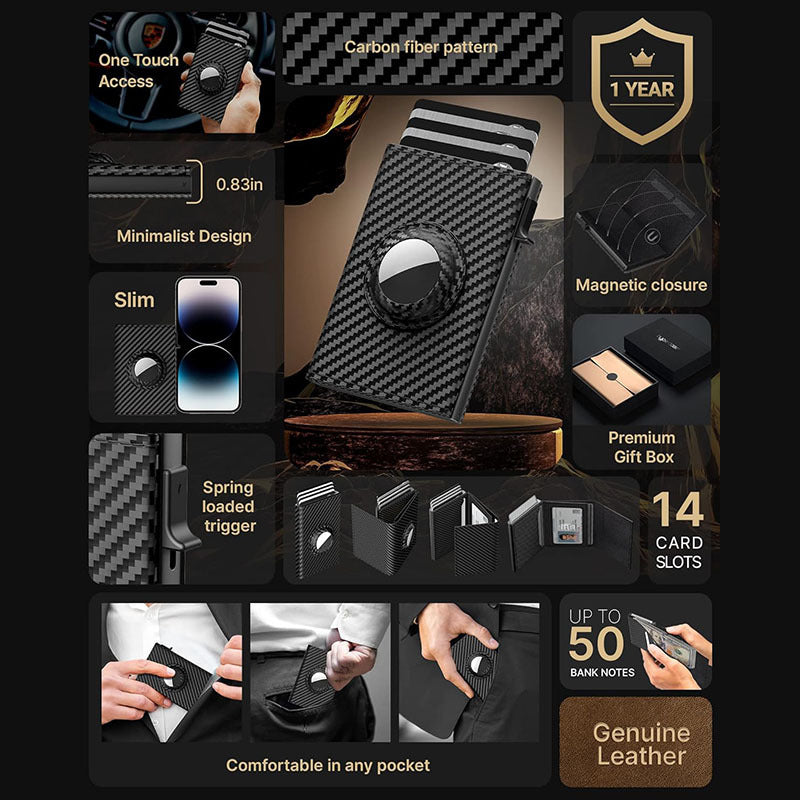 Side view of fashionable synthetic fiber wallet