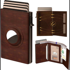 Reflections on a stylish wallet surface