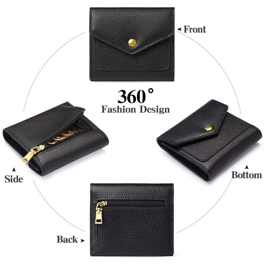Stylish RFID Wallet in Elegant Black