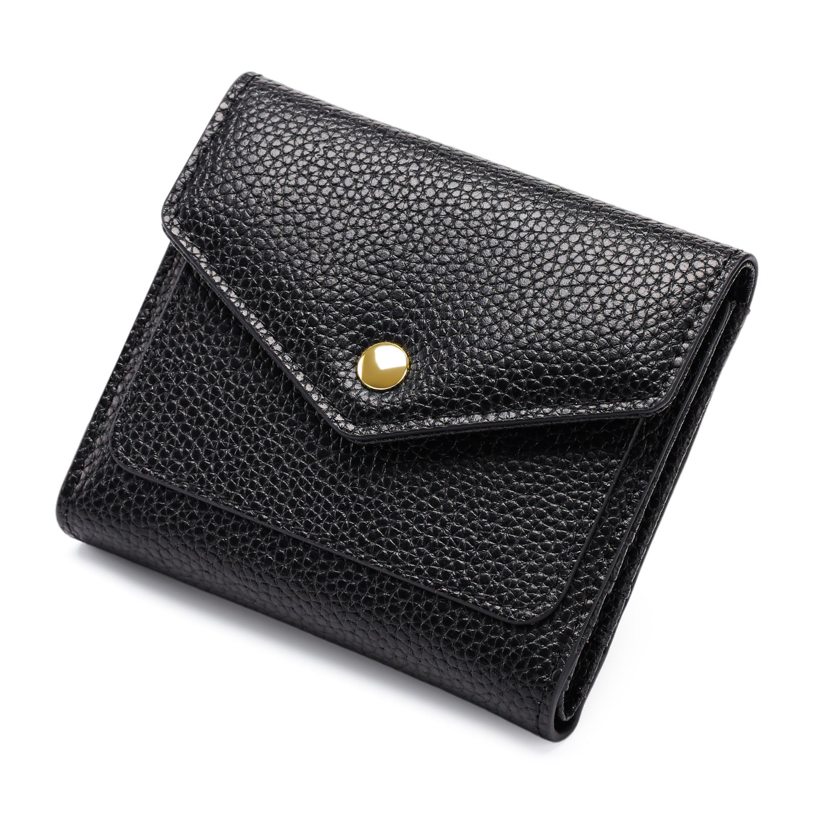 Trendy Multi-Card Wallet in Blue-Gray