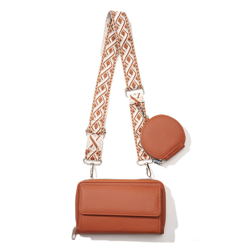 User carrying a sling bag on casual outing