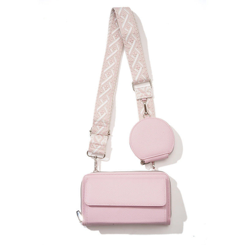 Sling bag with zip closure