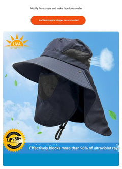Stylish fishing hat in black shade