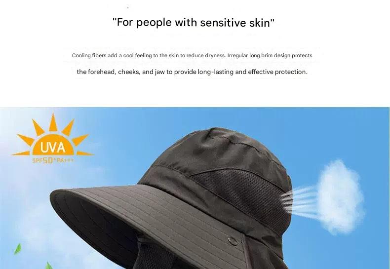 Navy waterproof fishing hat for outdoor adventures