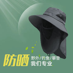Fishing cap with UV protection in khaki colour