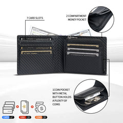 men's wallet shown with multiple colours