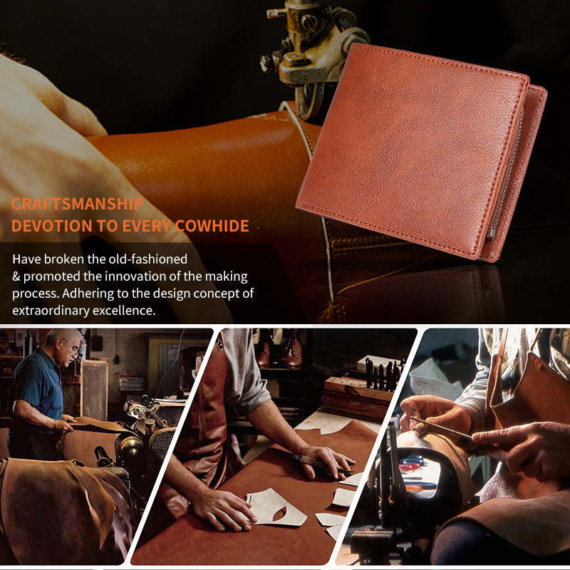 double fold wallet - carbon fibre style