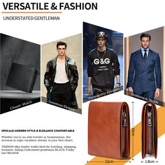 stylish synthetic leather wallet for men