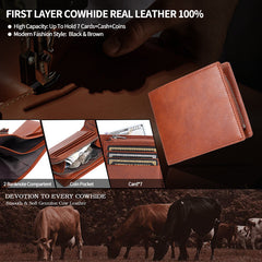 men's fashion wallet - different angles