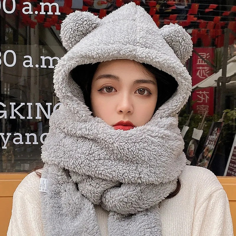 Polyester bear hat perfect for outdoor activities