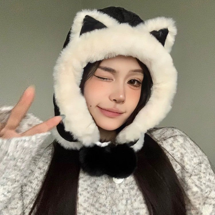 Variety of colours for Cozy Fox Ear Hat displayed