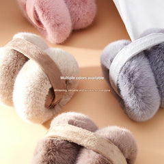 Brown warm ear muffs for winter fashion