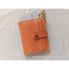 Stylish women's PU wallet in brown