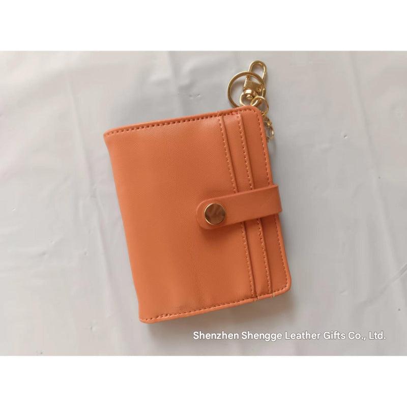 Stylish women's PU wallet in brown