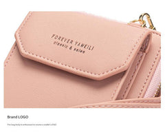 Light pink fashionable purse for daily use