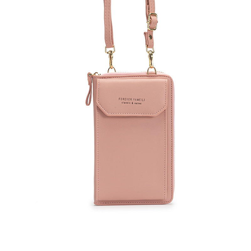 Light pink fashionable purse for daily use