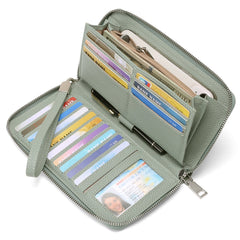 array of women's wallets in various colours