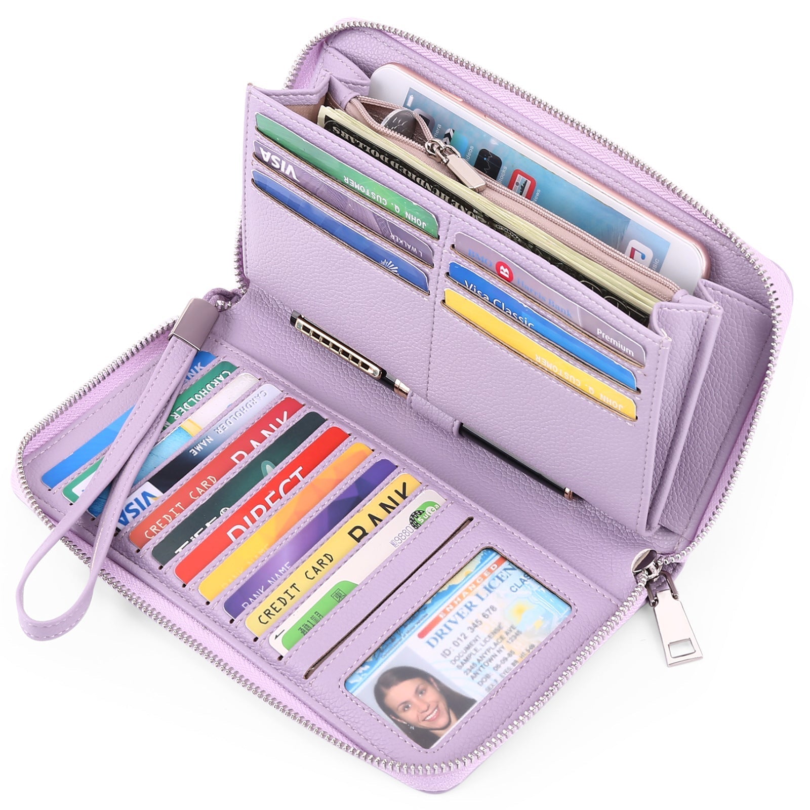 sleek design RFID wallet for women