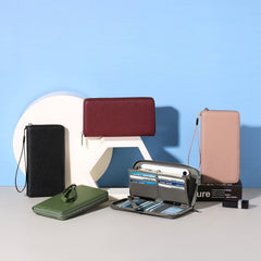 close-up of RFID protection wallet