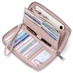 array of women's wallets in various colours