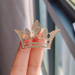 Duo of crown brooches for couples