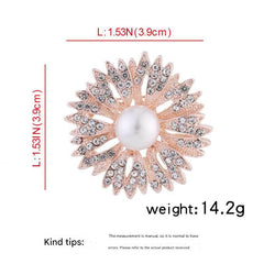 stylish brooch design on clothing