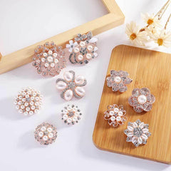 pearl brooch in a jewellery box
