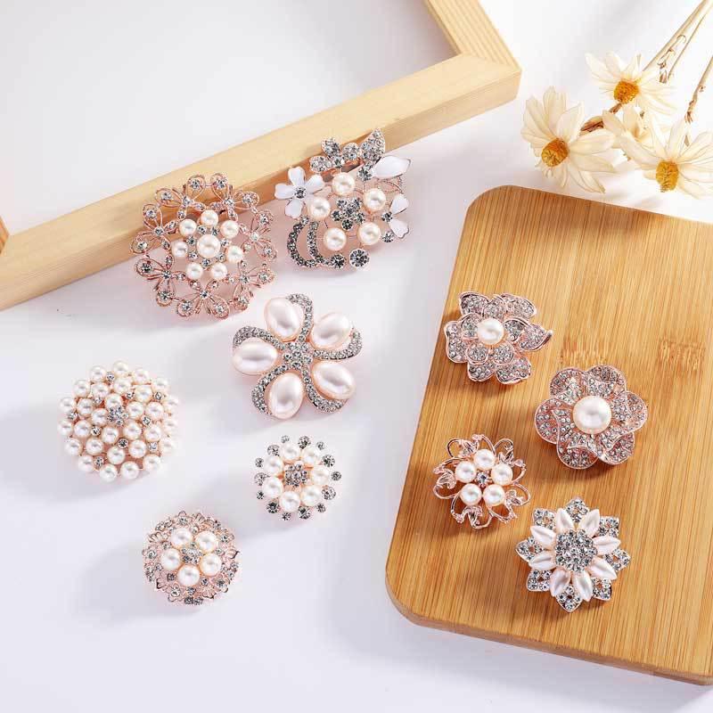 pearl brooch in a jewellery box