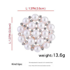 stylish brooch design on clothing