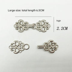 Antique bronze clasp detail