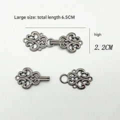 Durable metal clasp on Qipao