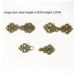 Metal clasp installation on clothing